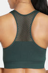 Zelocity Quick Dry Sports Bra With Removable Padding -  Green Gables — thumbnail 5